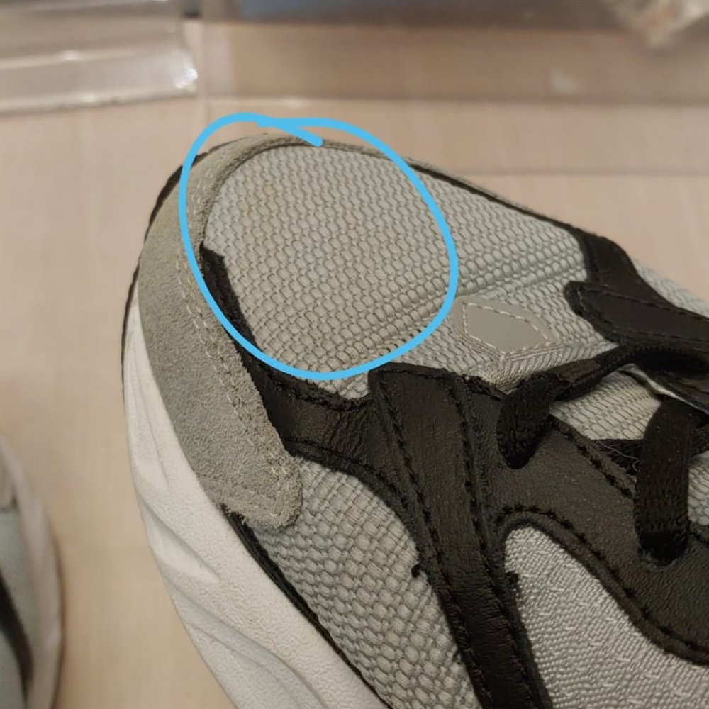 Fila Men's  Athletic Running Hiking Shoes Grey/Black/ Blue(slightly damaged) - Picture 2 of 5